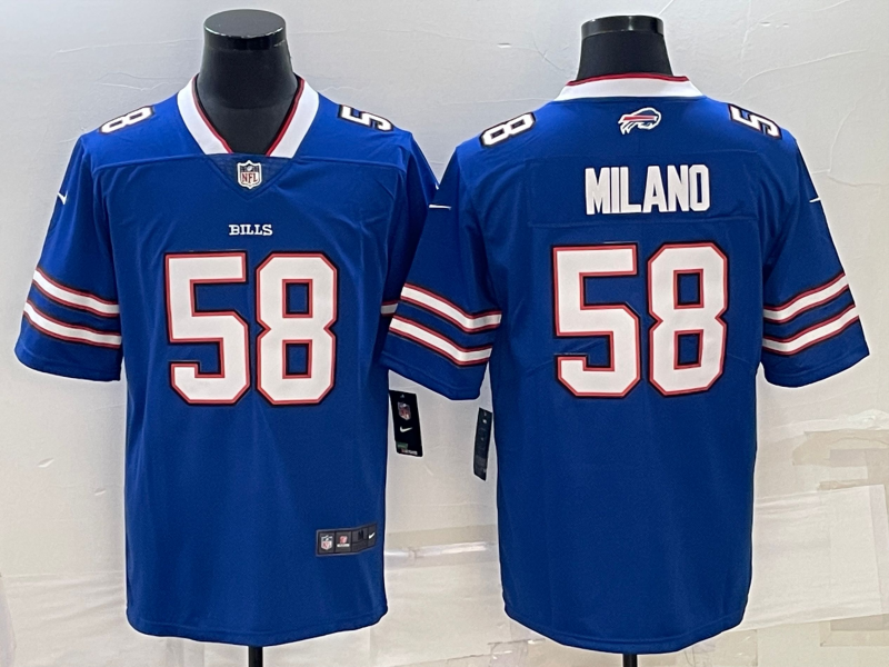 Men's Buffalo Bills Matt Milano #58 Royal Jersey